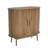 Fluted Buffet Sideboard Cabinet with Sliding Doors, Farmhouse Oval Sideboard with Adjustable Shelves for Living Room-613154693