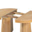 Ensemble de salle à manger extensible 5 pièces avec table ovale et chaises en rotin Maximili-115283130