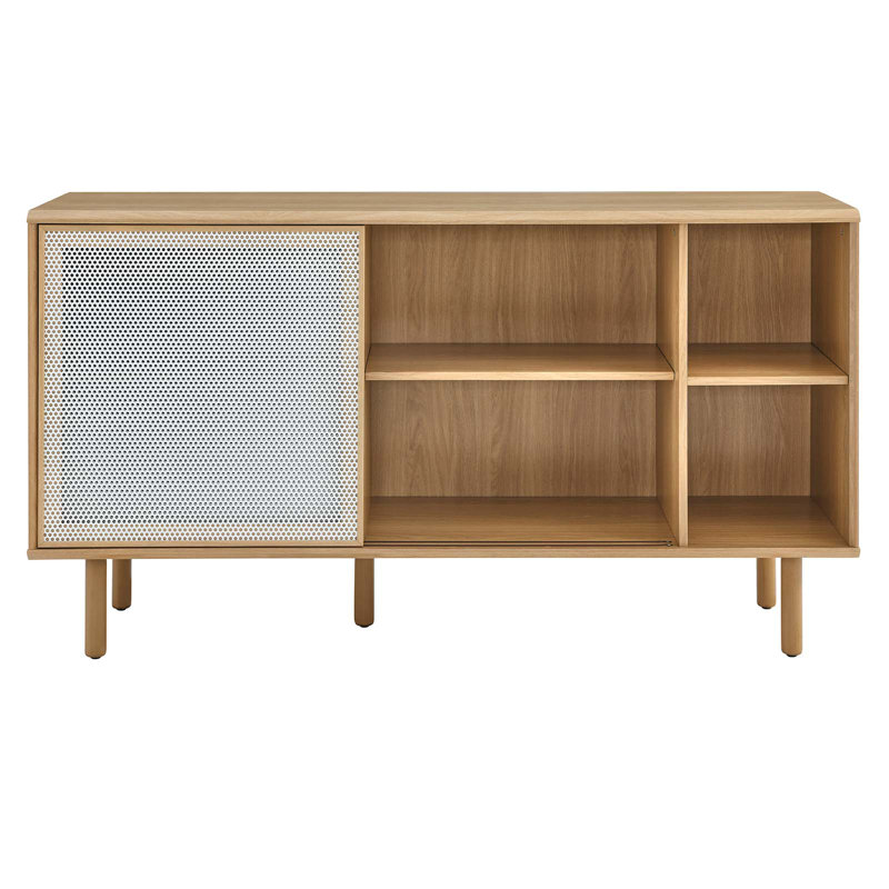 Kurtis Oak 59" Sideboard with Metal Mesh Doors