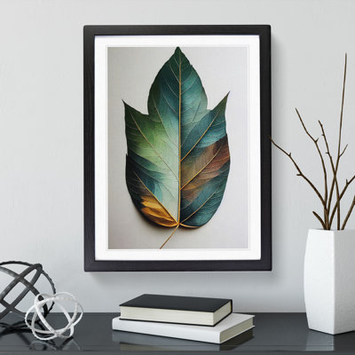 Painted Leaf No.2 - Single Picture Frame Painting