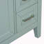 Ensemble de meuble-lavabo avec lavabo 30 po, armoire de salle de bain verte avec tiroirs, structure solide et panneau de fibres à densité moyenne-1386758963