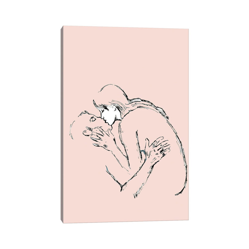 Kissed 1 Piece Wrapped Canvas Wall Art, 101.6 cm H x 66.04 cm W x 3.175 cm D