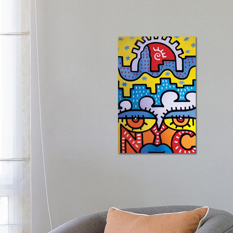 NYC Summer by Billy The Artist - Print on Canvas, 66.04 cm H x 45.72 cm W x 1.91 cm D, Wrapped Canvas