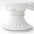 Laurie Gates 12.2 Inch Round Stoneware Footed Cake Stand in White