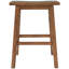 Tabourets de cuisine rustiques en bois à hauteur de comptoir 2 pièces pour petits espaces, parfaits pour les sièges confortables et élégants