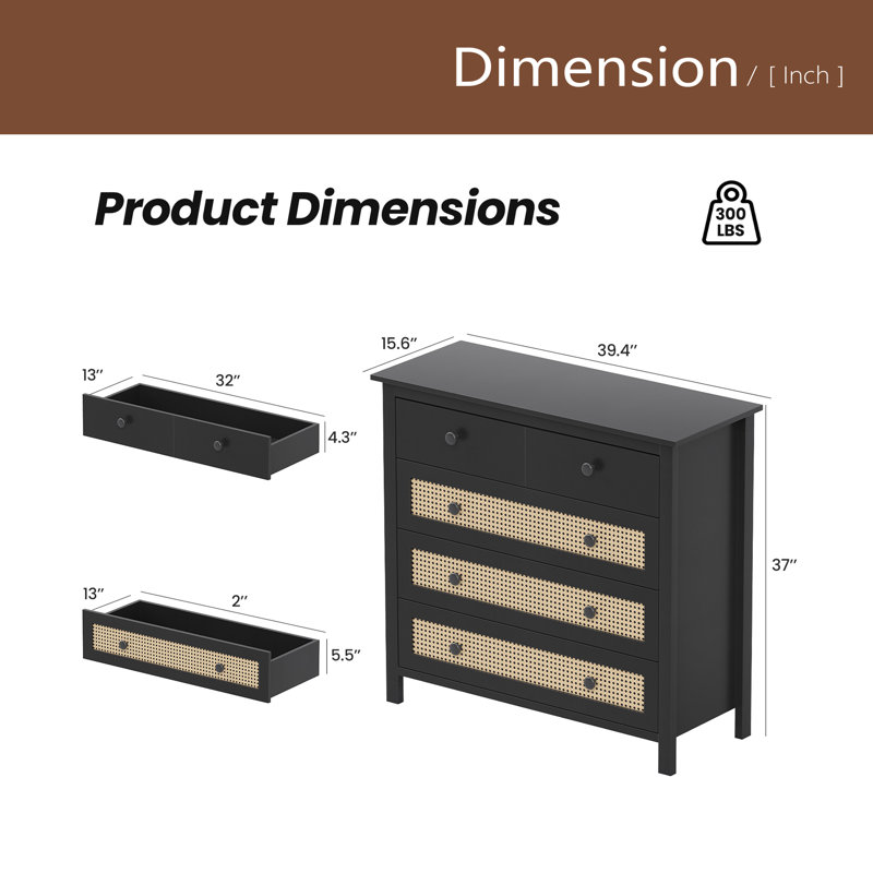 Buffet avec 4 tiroirs, console moderne en bois pour la cuisine, le salon, la salle à manger et le couloir, Noir