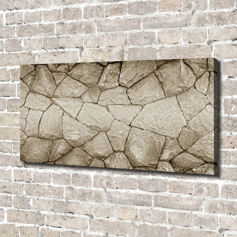 Stone Wall - Wrapped Canvas Print