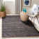 Zeitler Hand Woven Cotton Solid Color Rug in Chocolate/Natural