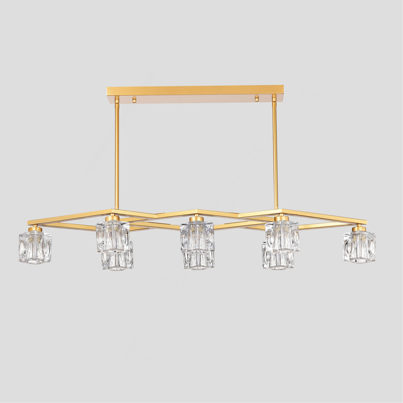 Lustre en cristal pour salle à manger