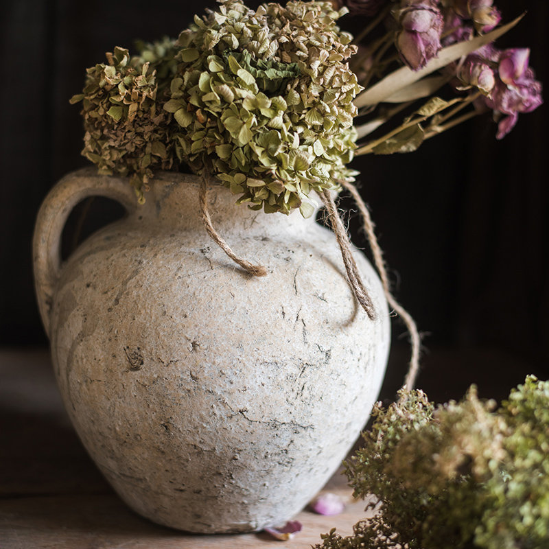 Vernet Handmade Cement Table Vase