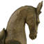 Jayden HORSE 39cm Carved Wood Effect