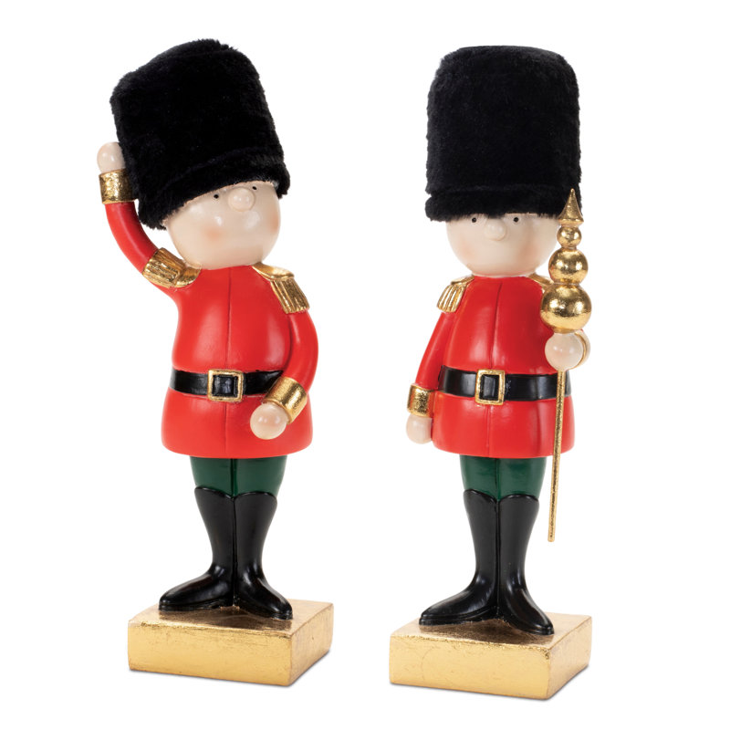 Figurine des Fêtes casse-noisette (ensemble de 2)