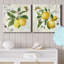 " Linen Lemons I " 2 - Pieces-871874125