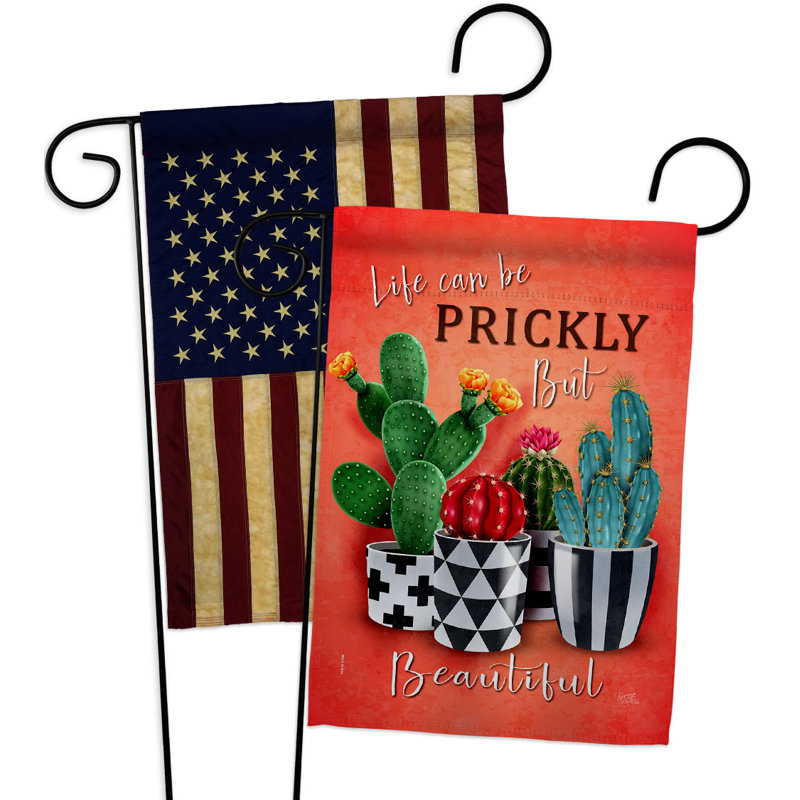 Double Sided 18.5'' H x 13'' W Polyester Garden Flag