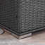 Rangement extérieur en fer gris, 32,89 po X 24,51 po, boîte de rangement pour patio avec cadre résilient, profondeur, largeur, hauteur, aide