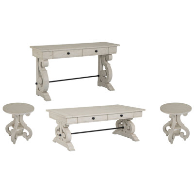 Insa Rectangular Cocktail Table With 2 Accent Table And Sofa Table