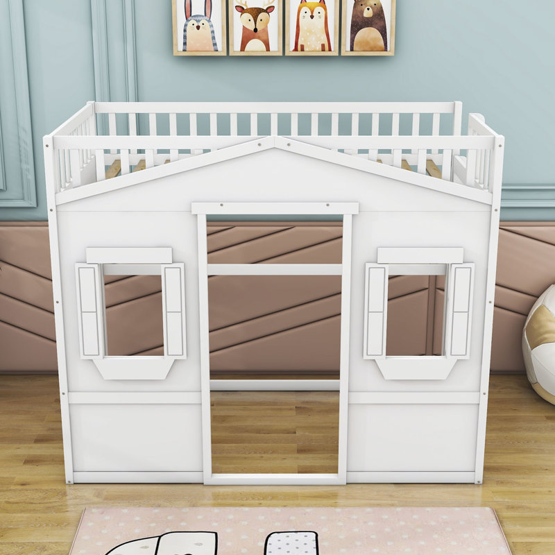 Barneston Loft Bed by Harper Orchard, White, Twin