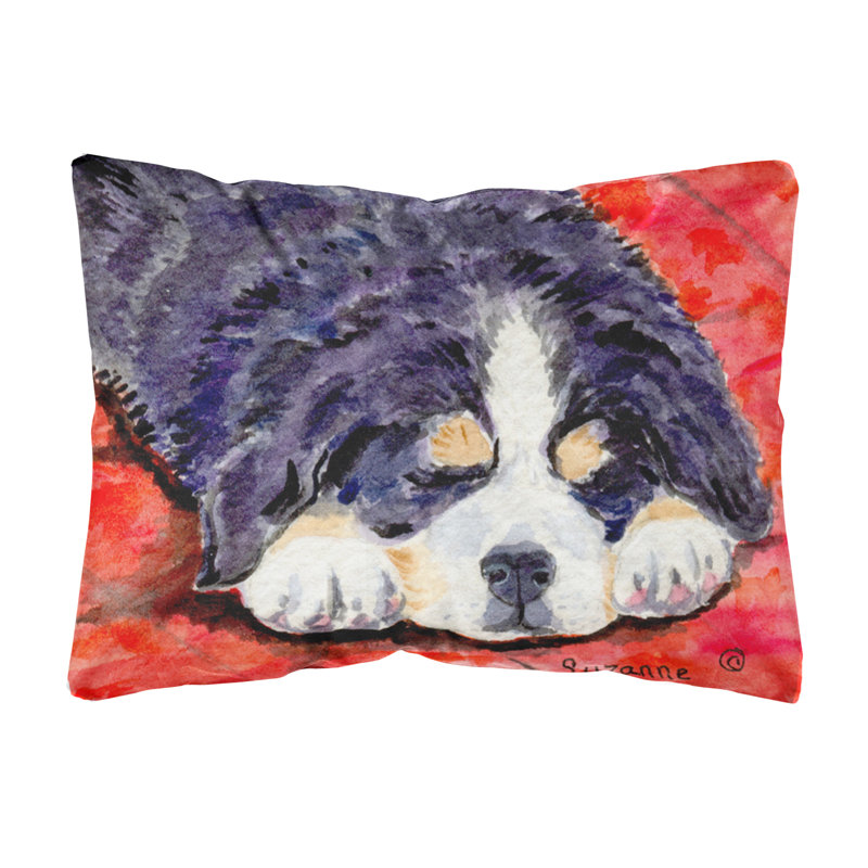 Coussin intérieur/extérieur rectangulaire pour chien