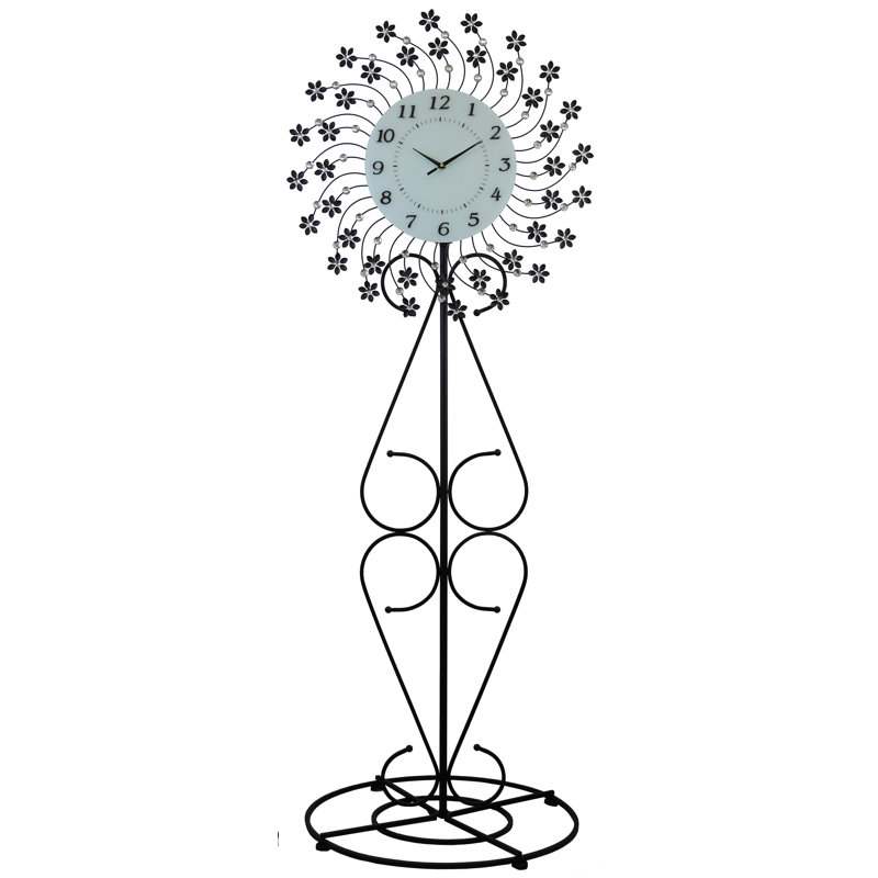 69'' H Metal Floor Clock