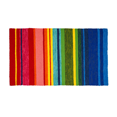 Babram Non-Slip Striped Outdoor Doormat