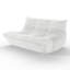 Armless 3-Seat Togo Three Seater Large Bean Bag Sofa-86514321-113399986