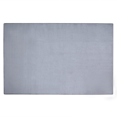 Solid Gray Rug Rectangle