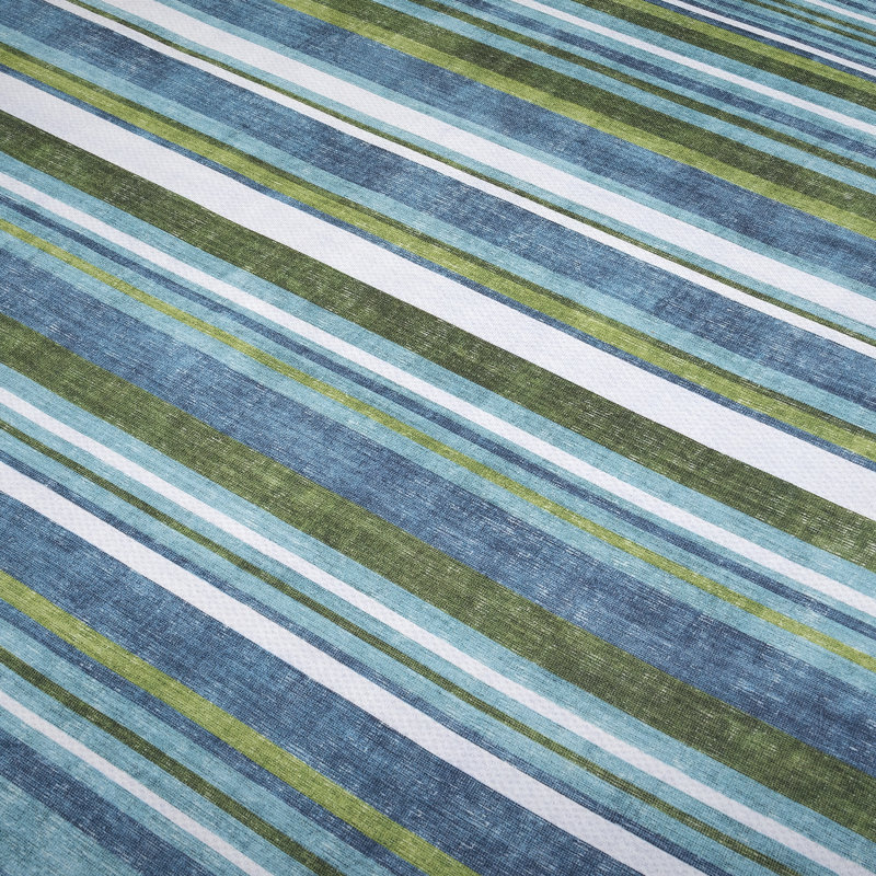 Tapis intérieur / extérieur bleu Isla, Rectangle 6 pi x 9 pi