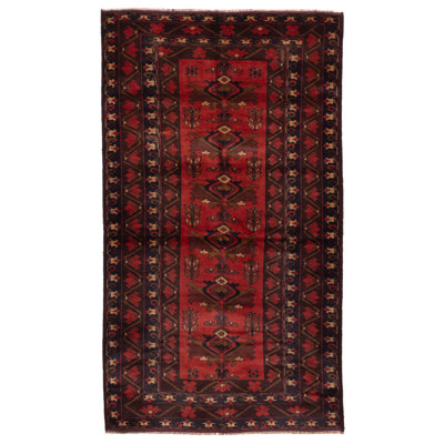 Teimani Red Rug 3'8" x 6'6"