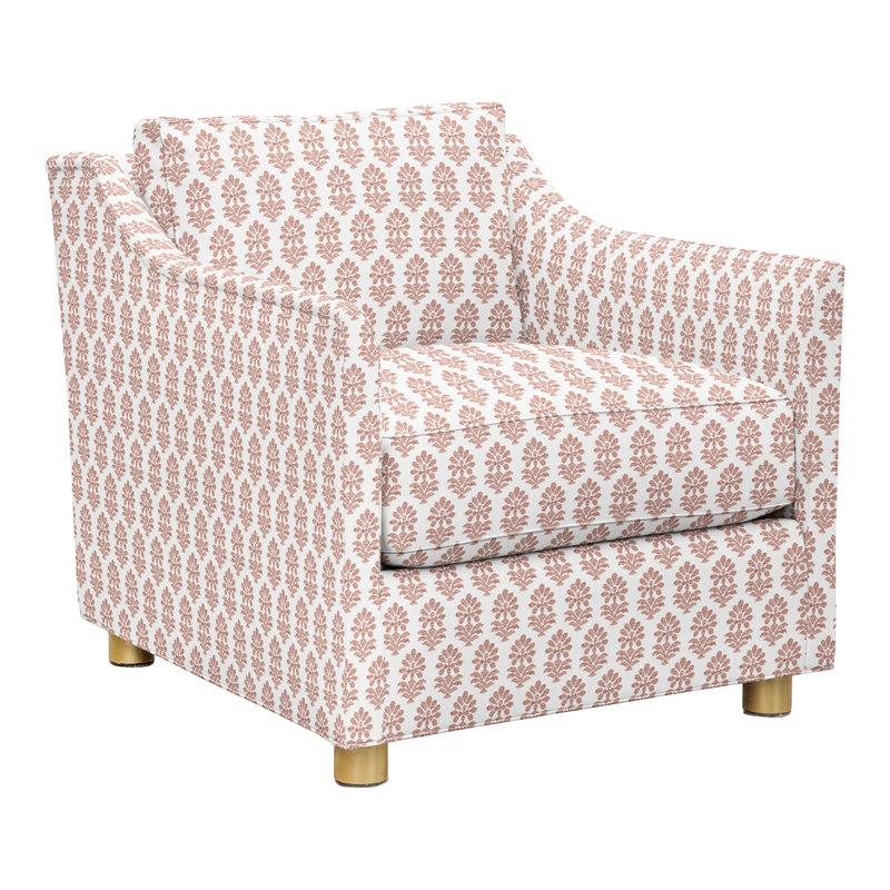 Newlin Armchair, Perigold Francine Dusty Rose