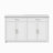 Modern 61"W Kitchen Island With Adjustable Shelves-1223349869