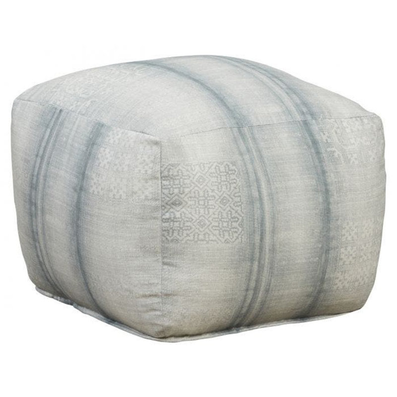 Ressler Square Pouf, Turquoise (8789 91)