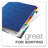 Pendaflex® Expandable Indexed Desk File PVC / Vinyl File Folder Sorters
