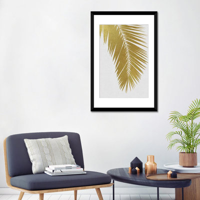 " Palm Leaf I Gold " by Orara Studio