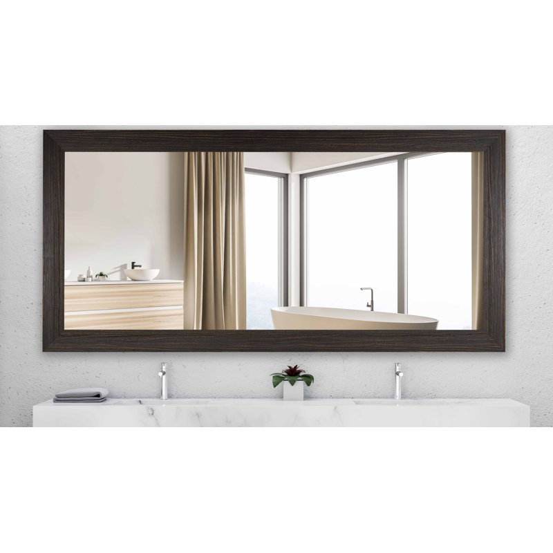 Miroir de salle de bain Dakston, H 32,25 po x l 77,75 po