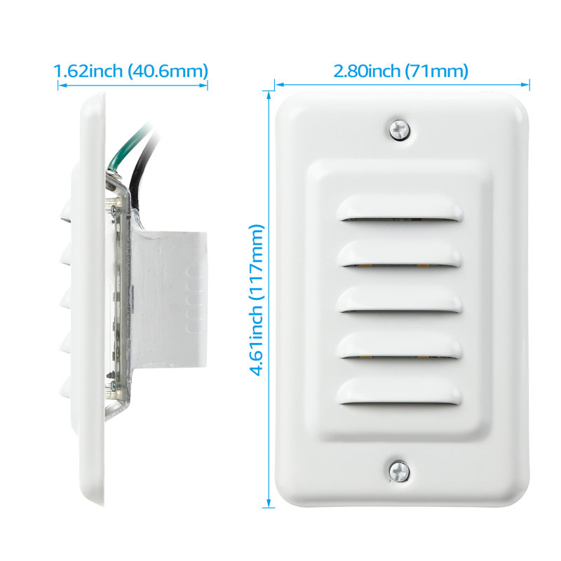 LED Pathway Deck Light Wall Mount for Walkway Step Stair