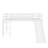 Twin Elevated Bed Featuring Ladder & Slide, Loft Beds Equipped With Safety Guardrails-448104628