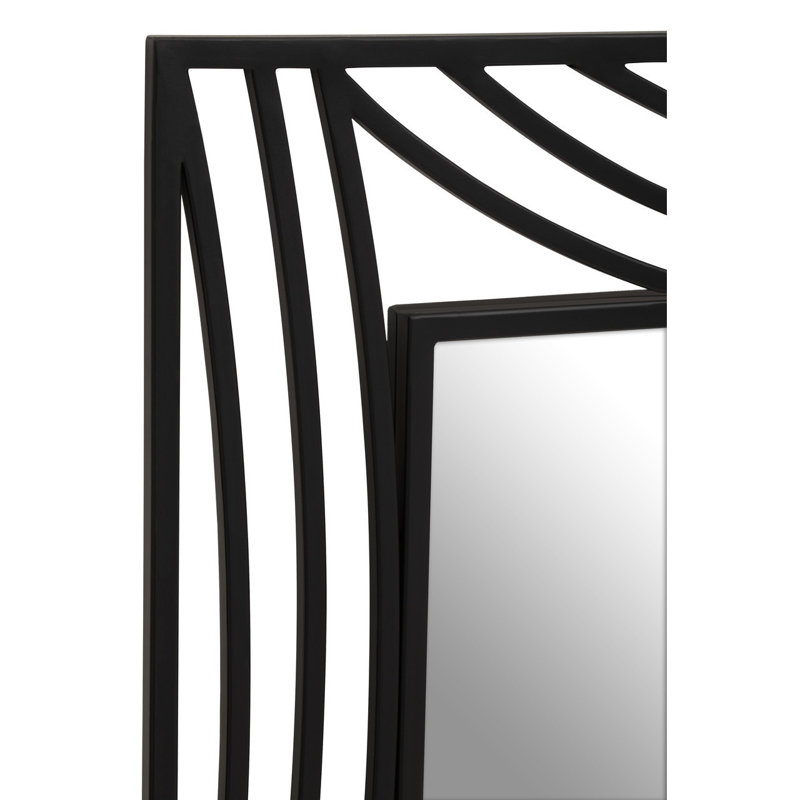 Abdul-Sami Metal Flat Wall Mirror
