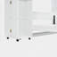 Grand lit escamotable avec tablettes de rangement-1014714623