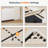 Queen Size Bed Frame Upholstered Platform Bed Frame With Headboard Modern Soft Cloud Bed Frame Queen Size Bed Frame With Rounded Corners, No Box Spring Required, Easy To Assemble,