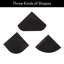 Tablette d'angle en marbre noir 2 pièces Lovdeco, tablette de coin en marbre noir Nero Marquina, tablettes d'angle polies de 9 po pour salle de bain, cuisine, bureau, salon, 2 pièces-129388257