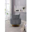 360-Degree Swivel Accent Chair with a Pillow-1177999106