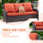 Tommy Polyethylene (PE) Wicker 5 - Person Seating Group with Cushions-1959454901-1959454899