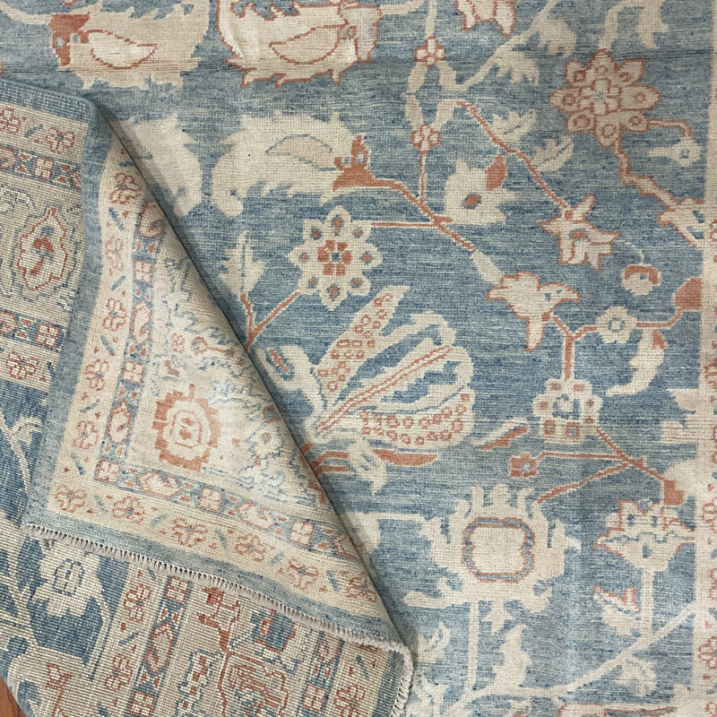 One-of-a-Kind 8'1" X 10'1" Wool Area Rug Blue