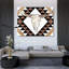 Alcott Hill® Parker, art sur toile tendue de la galerie Jennifer Paxton, Santa Fe Skulls V-310704166