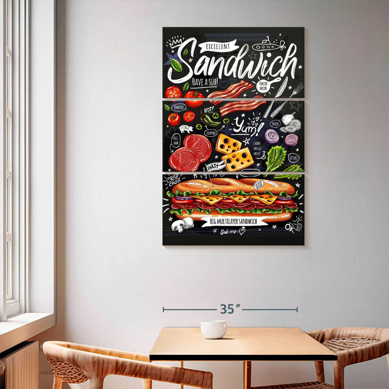 Yarlin Sandwich Sub, 65" H x 42" W