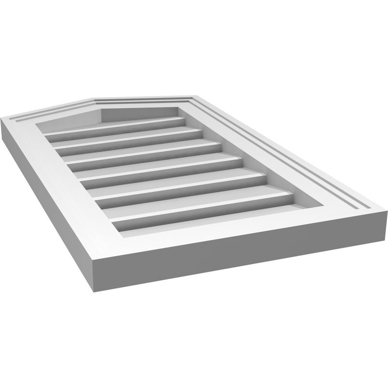 Ventilé à pignon en uréthane fonctionnel à hauteur de crête fonctionnelle 4/12, brun clair apprêté