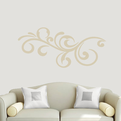 Adhésif décoratif volute