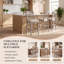 Upholstered Counter Stool with Solid Wood Frame-1250565943
