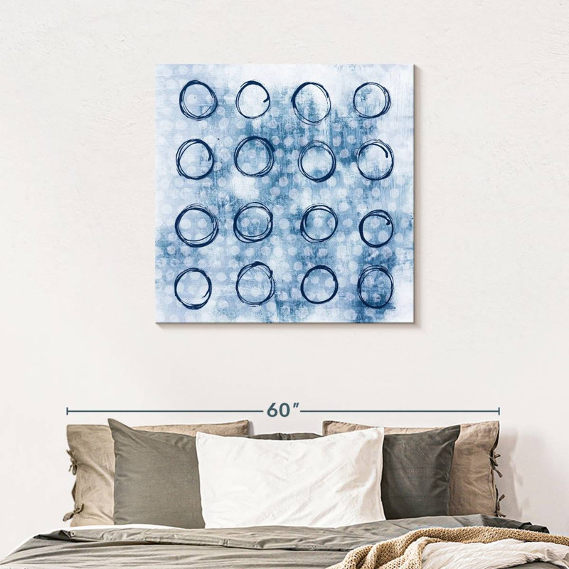 Blue Eclipse III, 36" H x 36" W