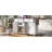 53.5" Farmhouse Kitchen Island With Power Outlet, Kitchen Storage Island With Drop Leaf, Spice Rack And Drawer, Rolling Kitchen Cart On Wheels, For Home, Kitchen And Dining Room